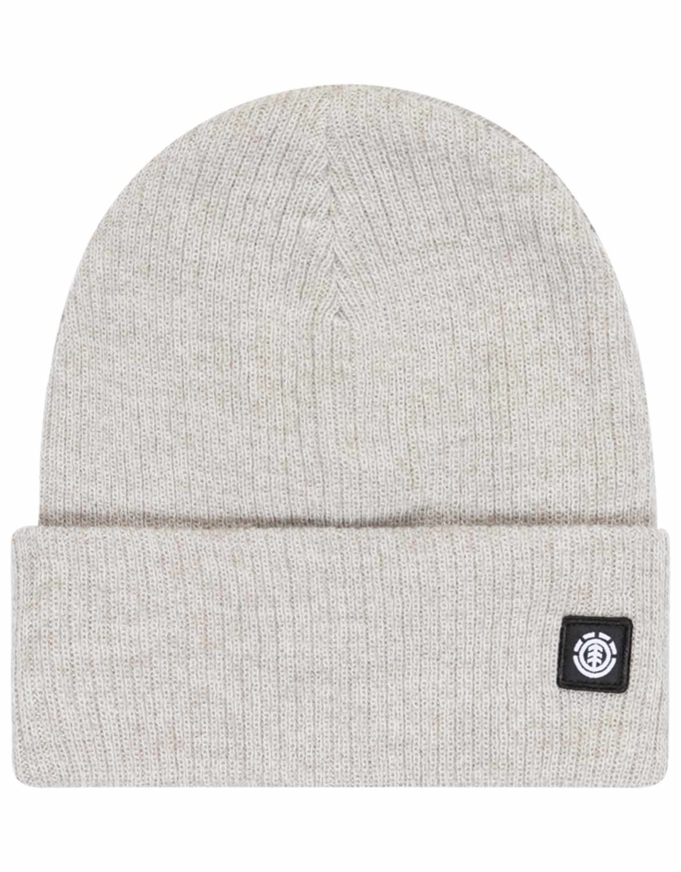 Mid Icon Rib Beanie Mid Grey Heather – Image 2