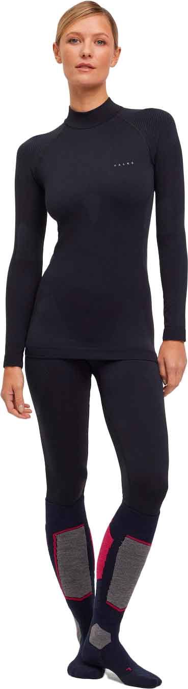 Longsleeved Shirt Warm Turtleneck W Black – Image 4