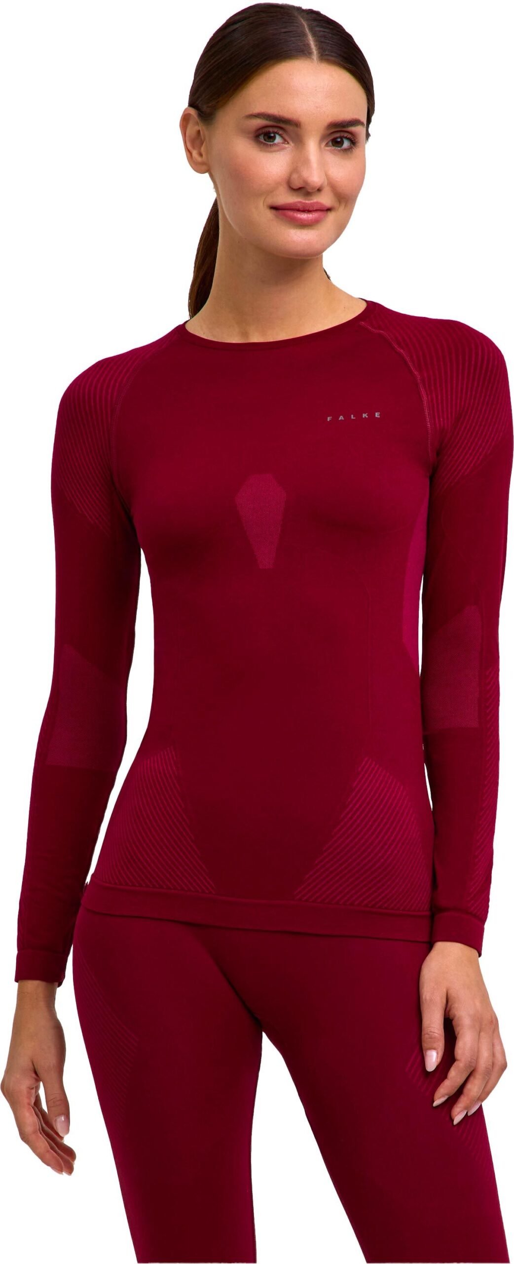 Longsleeved Shirt Warm W Merlot – Image 2