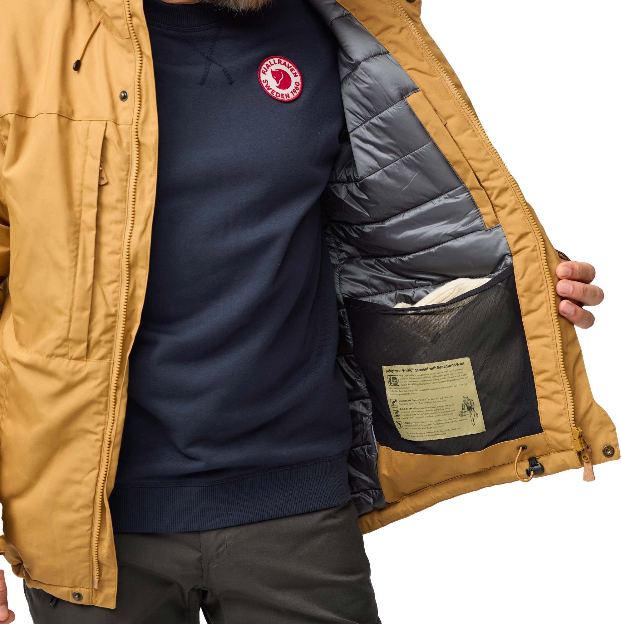 Skogsö Padded Jacket M Black – Image 2