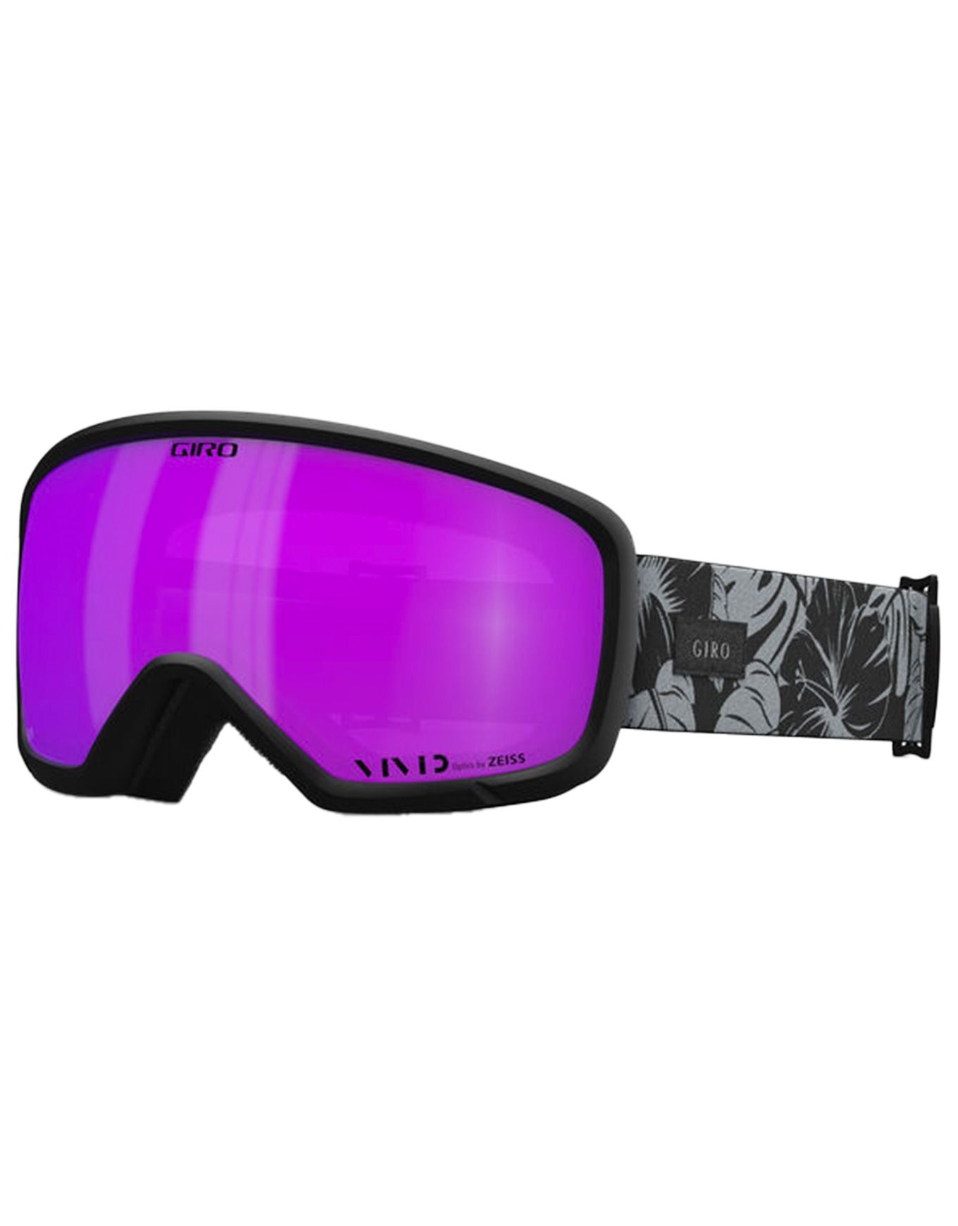 Millie Women's - Black/Grey Botanical LX Strap with Vivid Pink Lens