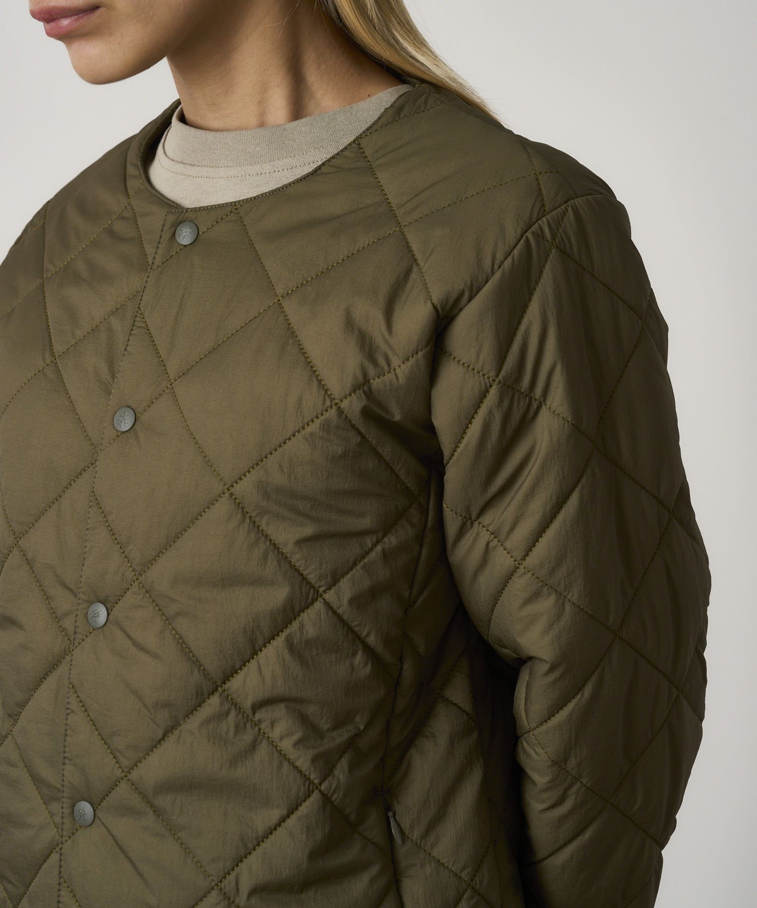 Thermal Insulation Quilted Jacket Deep Laurel – Image 6