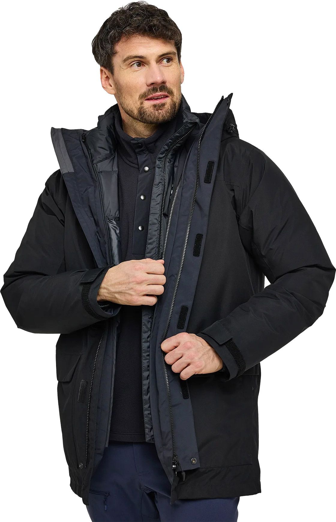 Asp 3-in-1 GTX II Parka M True Black – Image 9