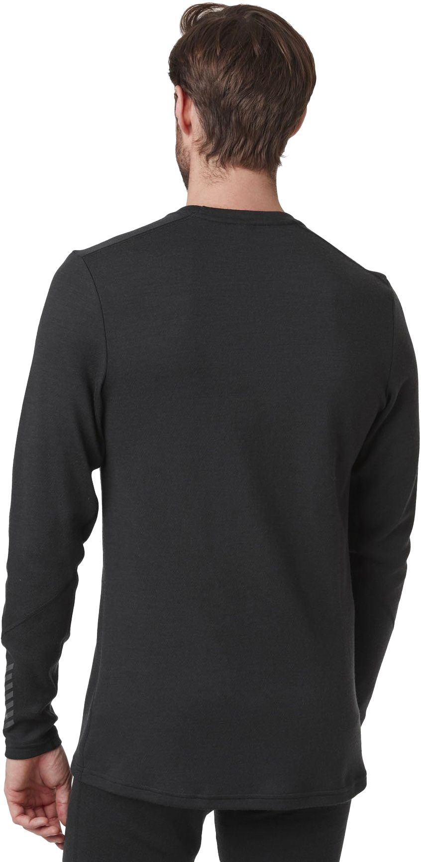 Lifa Merino Midweight Crew Black – Image 3