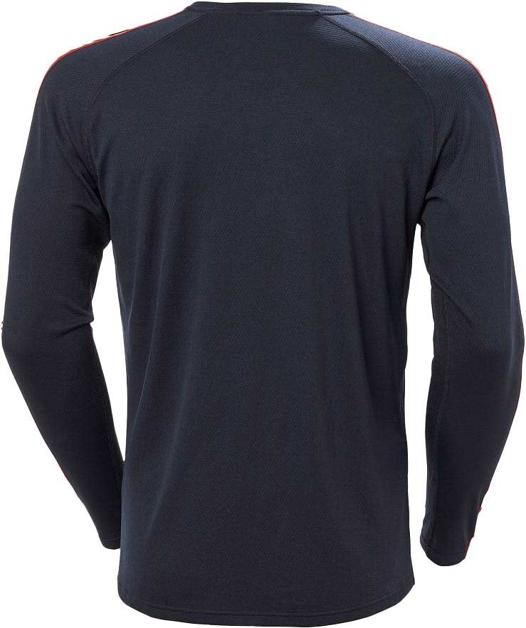 Lifa Active Stripe Crew Navy – Image 4