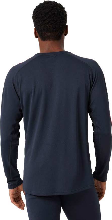 Lifa Active Stripe Crew Navy – Image 3