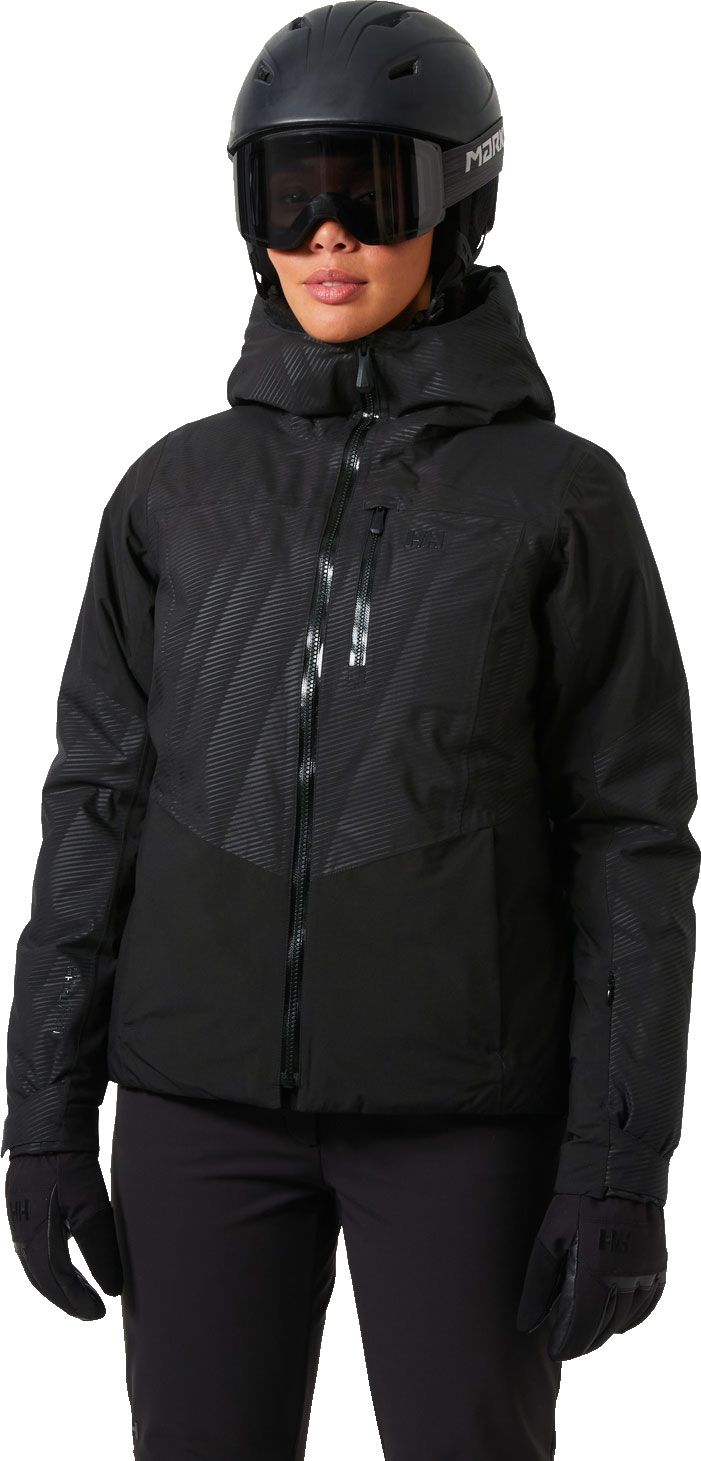 W Valdisere 3.0 Jacket Black Embossed Stripes – Image 3
