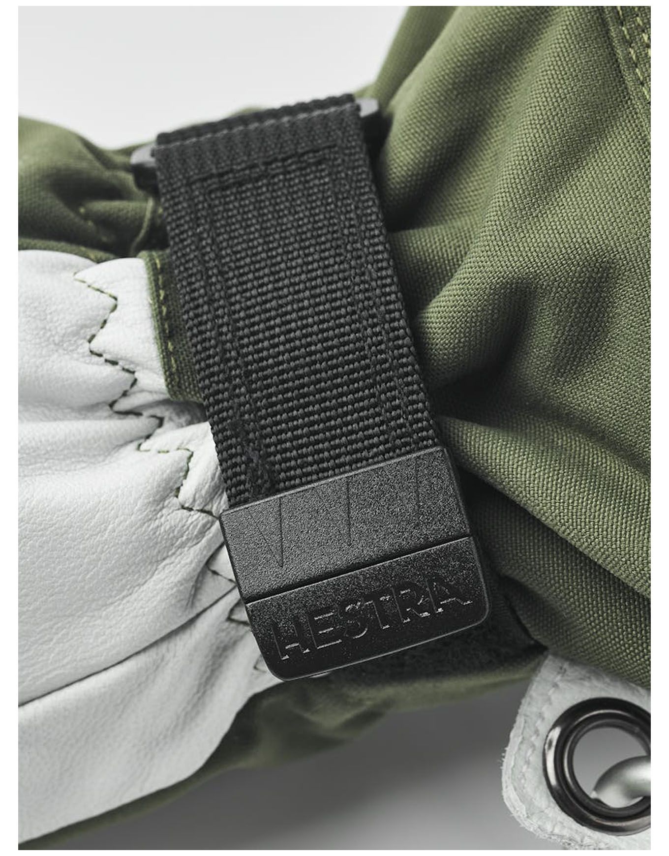 Army Leather Heli Ski 3-Fingers Olive – Image 2