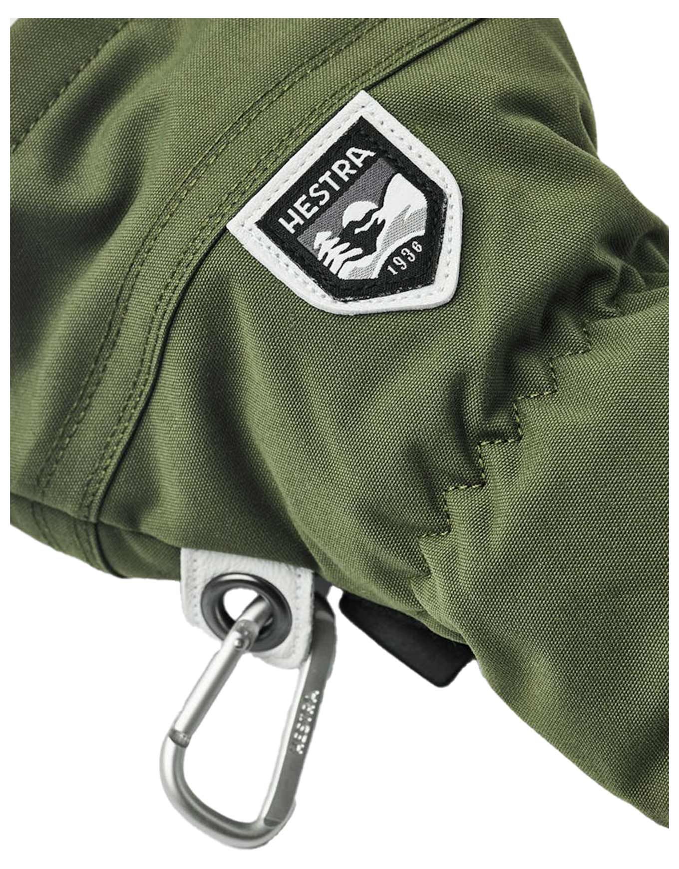 Army Leather Heli Ski 3-Fingers Olive – Image 4