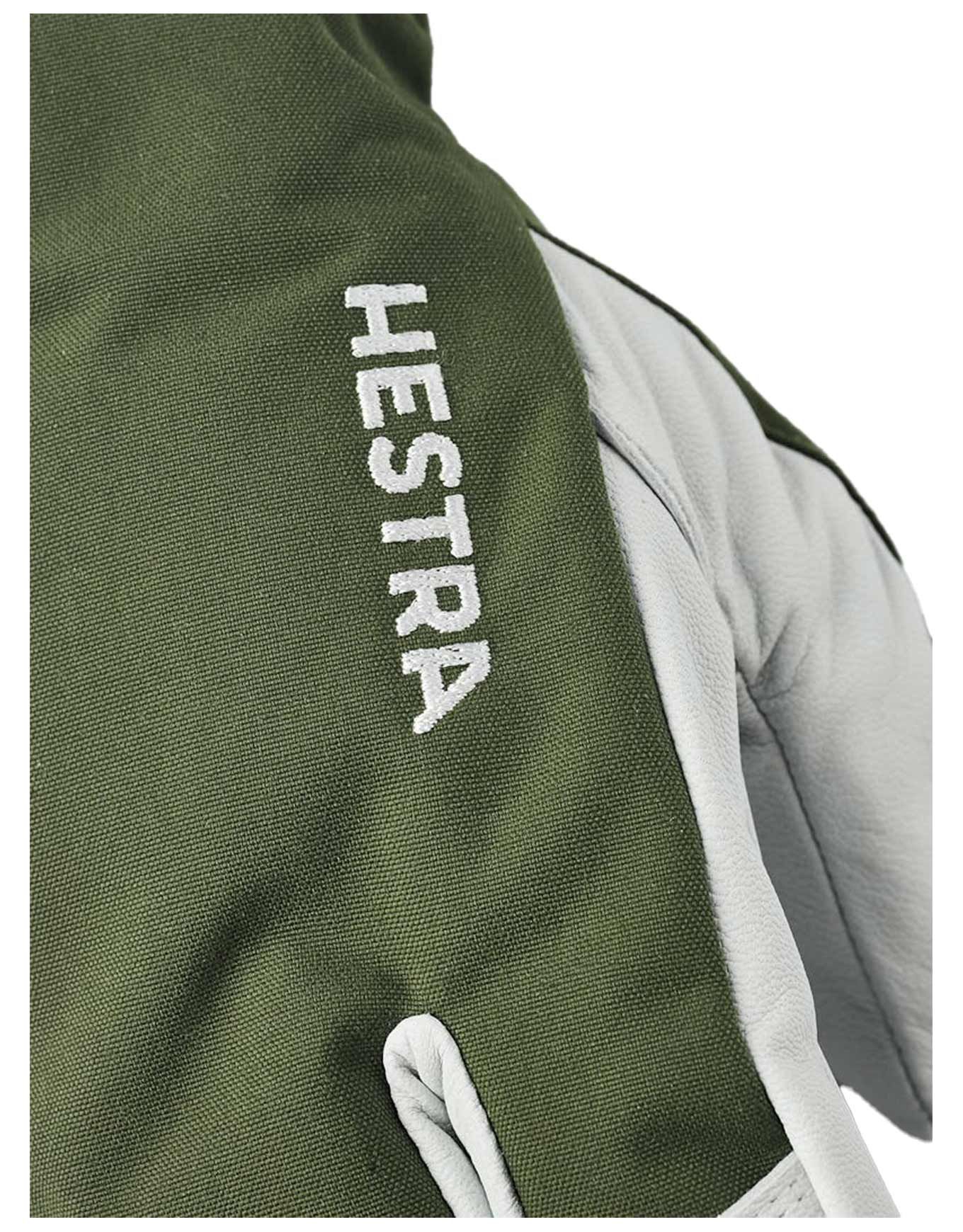 Army Leather Heli Ski 3-Fingers Olive – Image 6