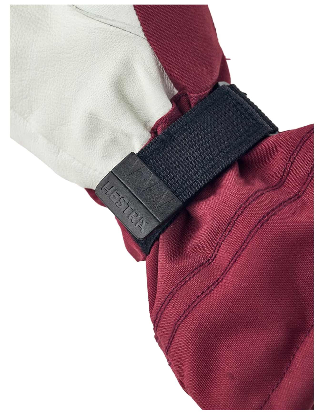 Heli Ski W Mitt Bordeaux/Offwhite – Image 6