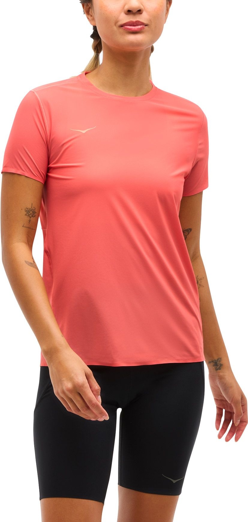 W Airolite Run Short Sleeve Grapefruit – Image 3