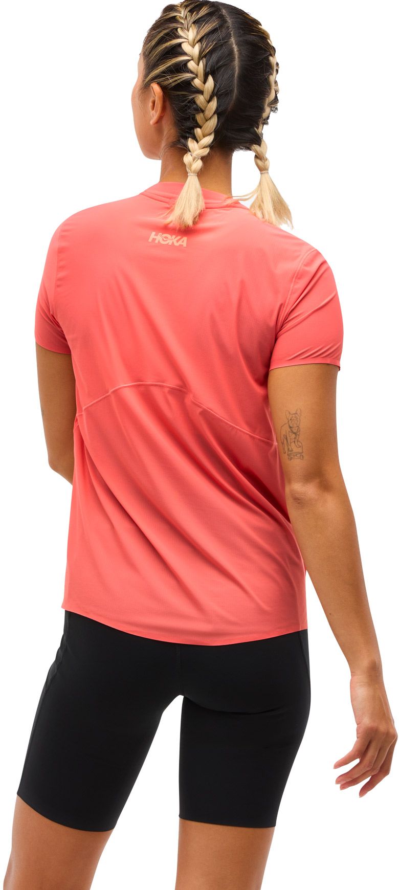W Airolite Run Short Sleeve Grapefruit – Image 2