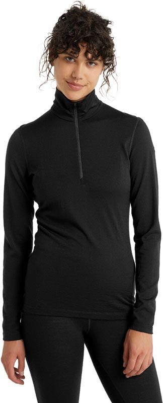 W Merino 200 Oasis LS Half Zip Black – Image 3