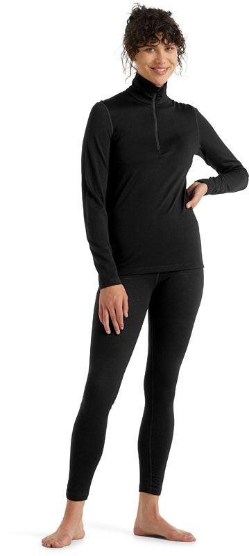 W Merino 200 Oasis LS Half Zip Black – Image 6