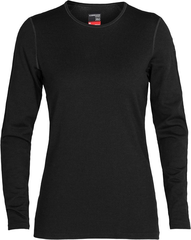 W Merino 260 Tech LS Crewe Black – Image 7