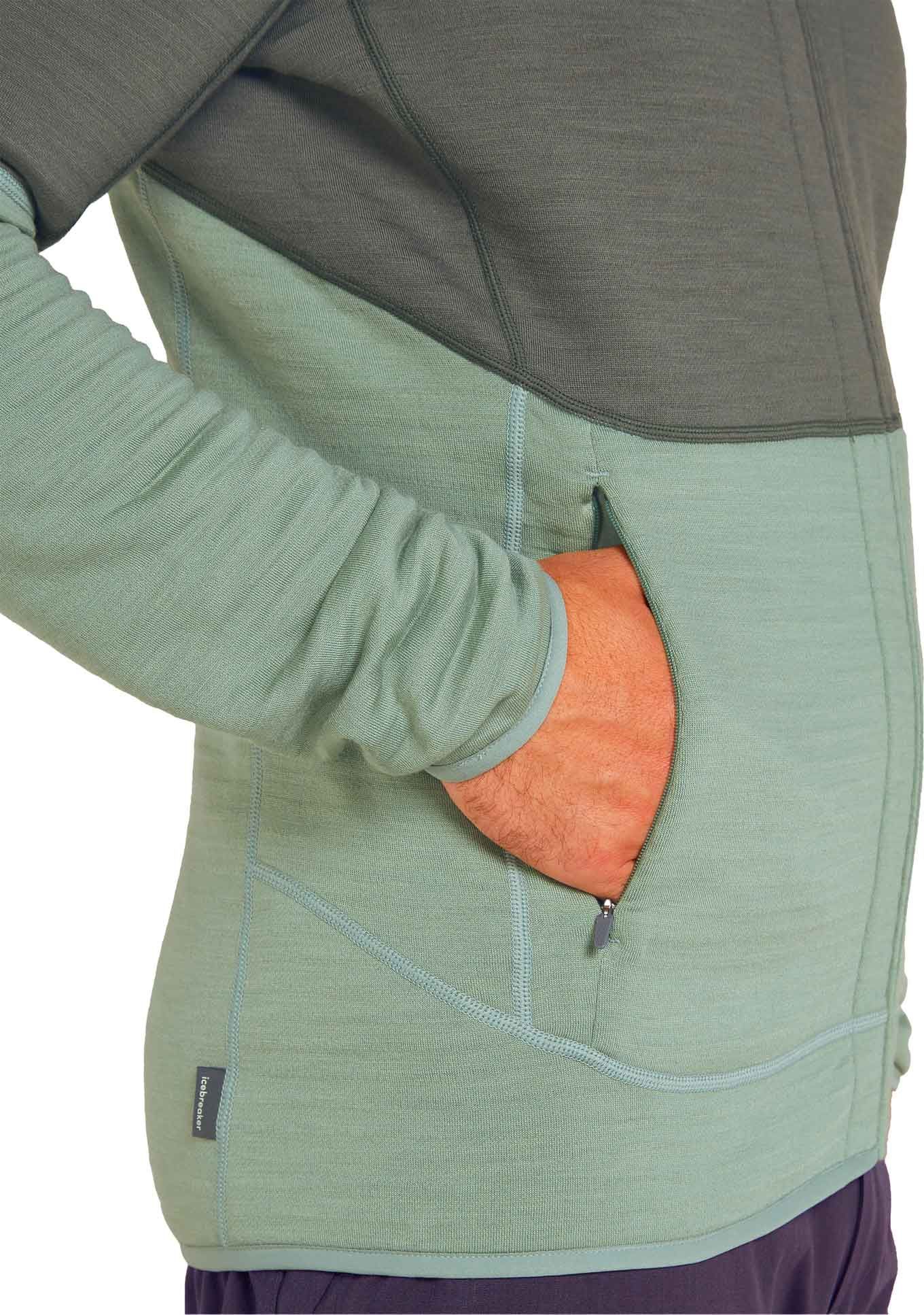 M Merino 400 RealFleece Descender LS Z Galaxy/Moss/Cb – Image 5