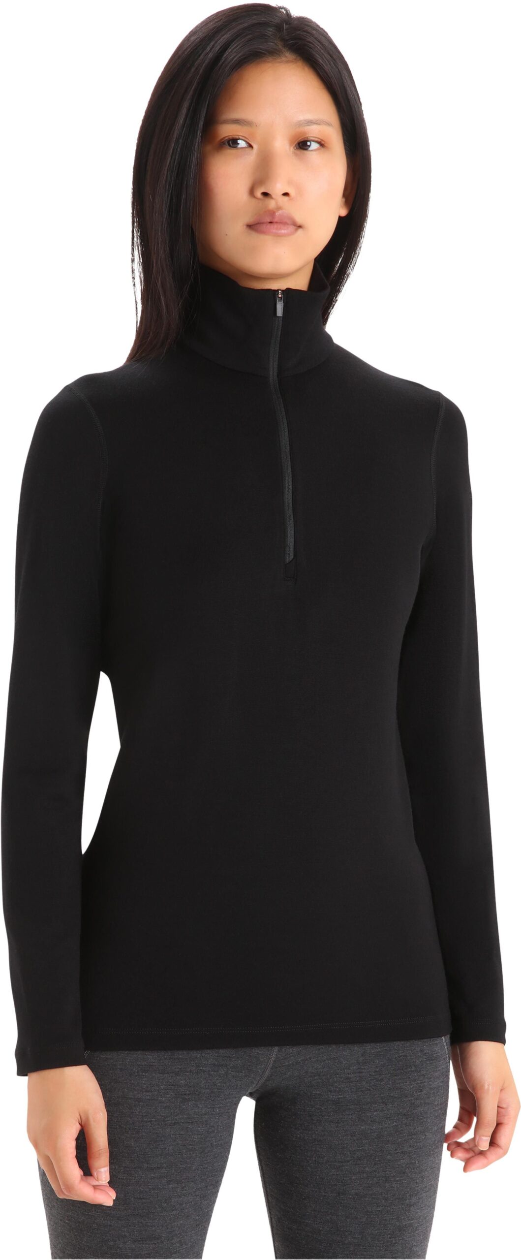 W Merino 260 Tech LS Half Zip Black – Image 2