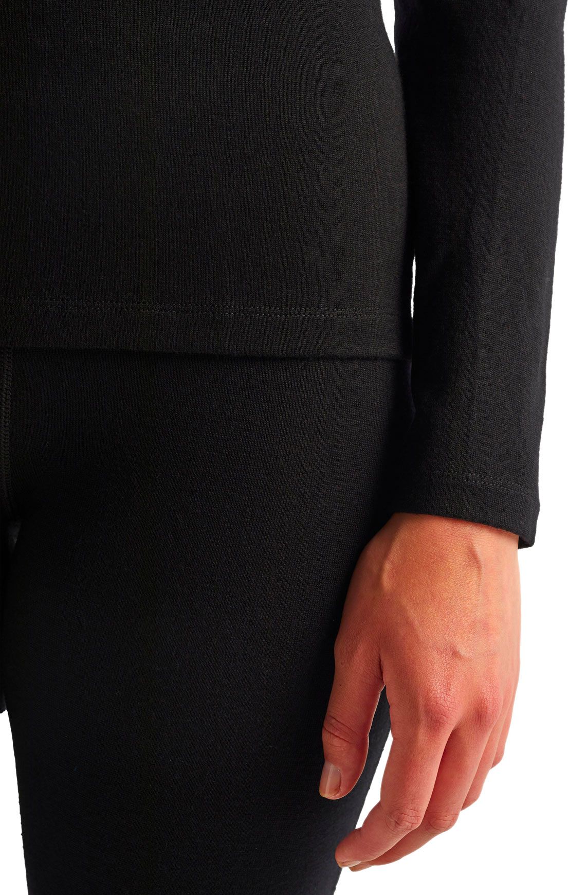 W Merino 260 Tech LS Half Zip Black – Image 4