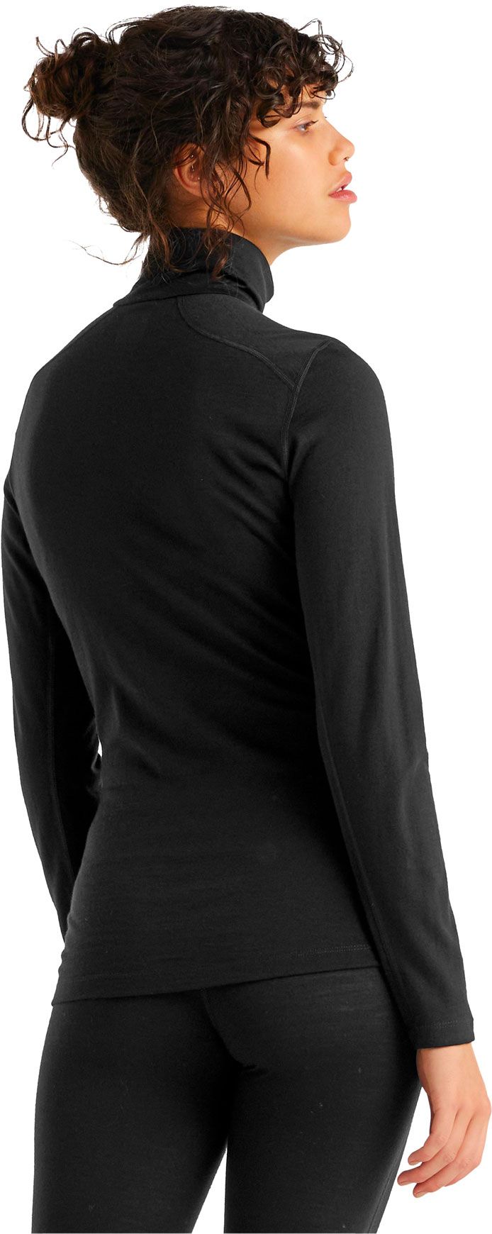 W Merino 200 Oasis LS Half Zip Black – Image 4