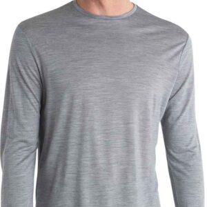 M Merino 125 Cool-Lite Sphere III LS Tee Metro Heather