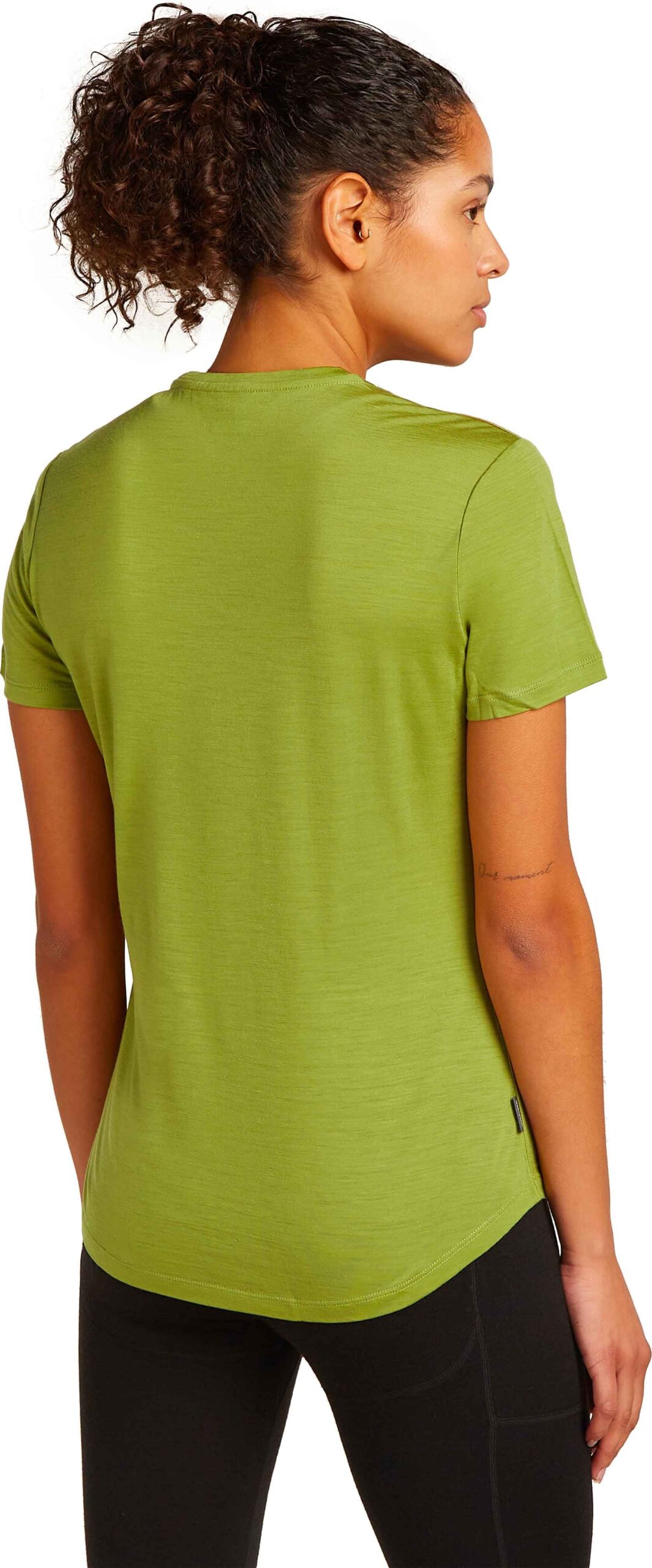 W Merino 125 Cool-Lite Sphere III SS Tee Olive – Image 5