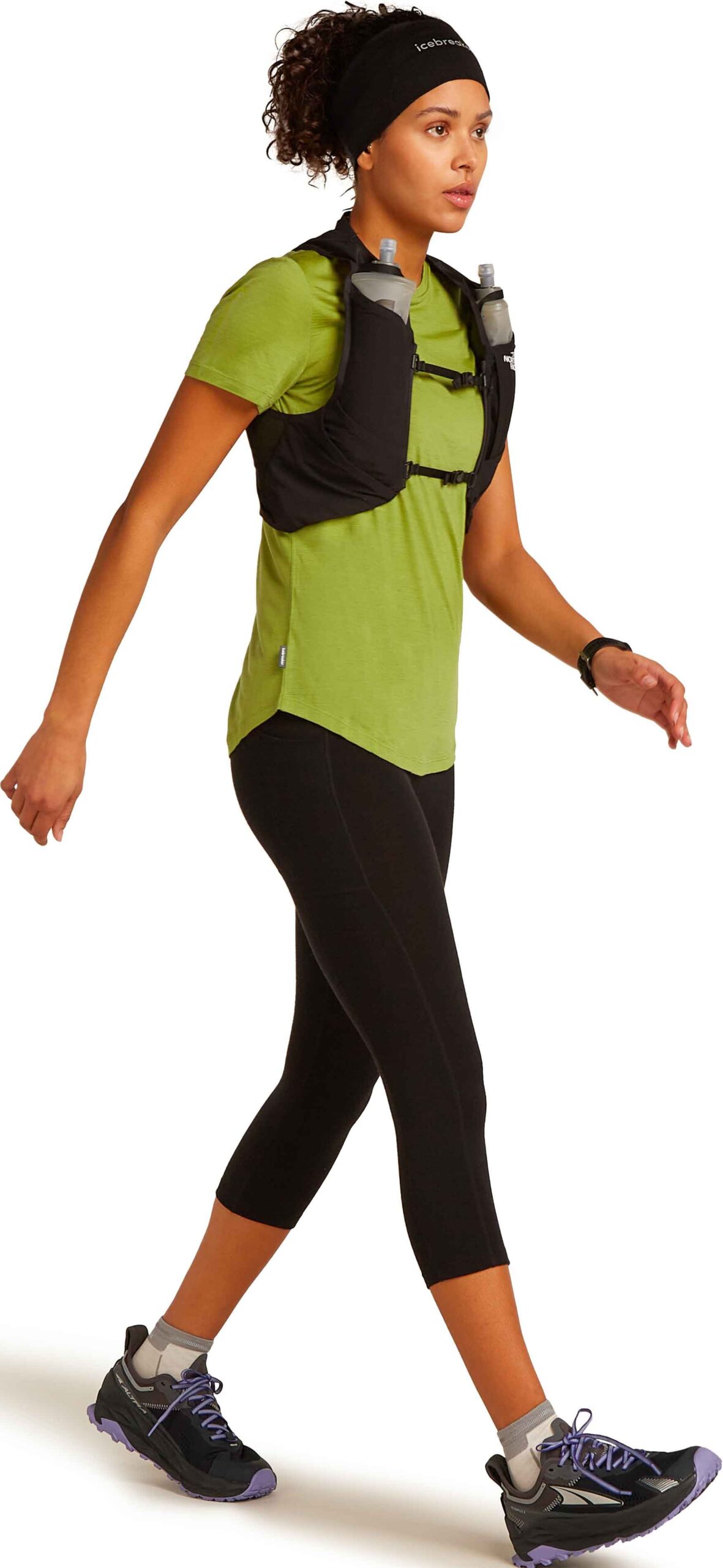 W Merino 125 Cool-Lite Sphere III SS Tee Olive – Image 2