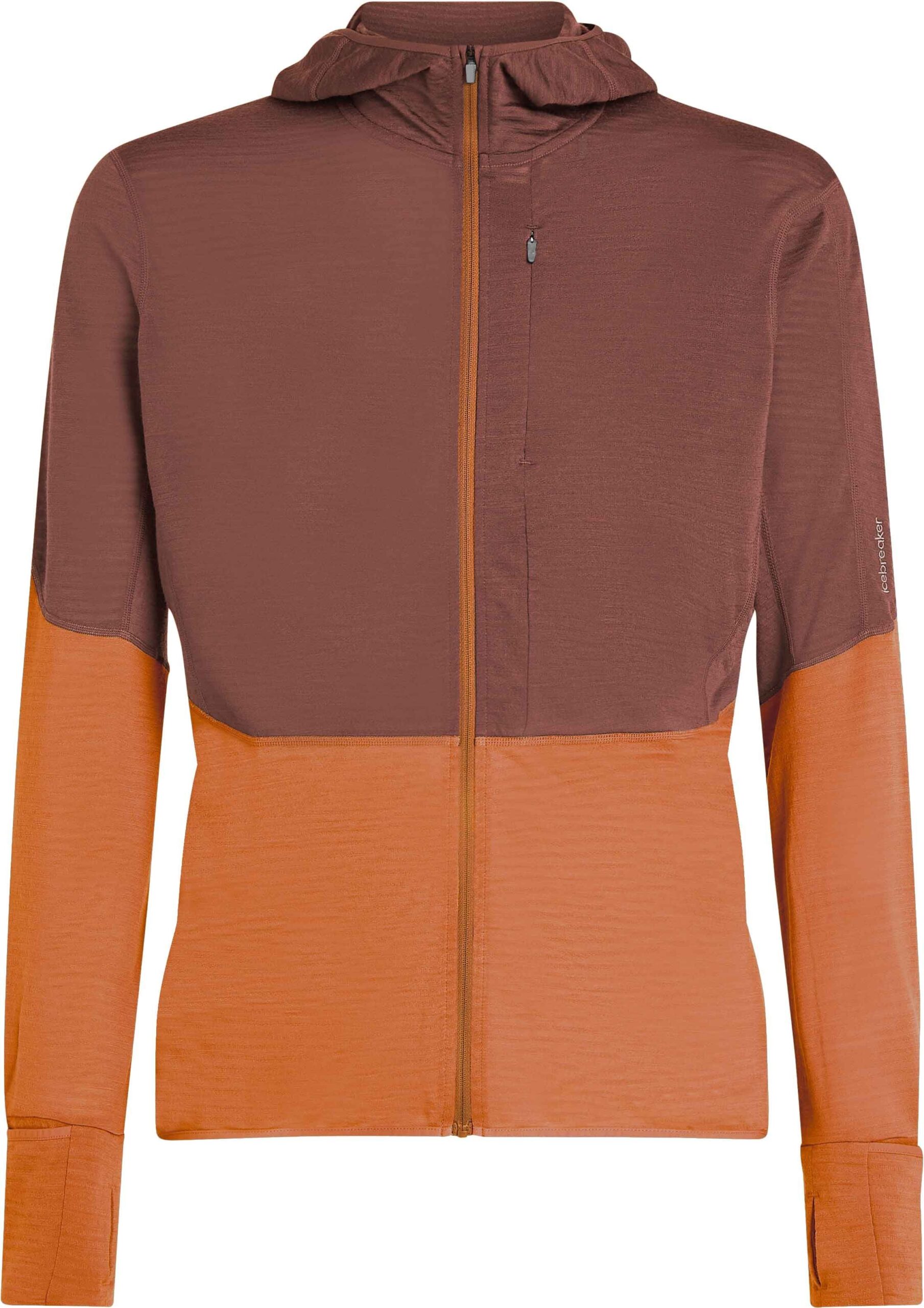 M Merino 200 Realfleece Descender LS Zip H Carob/Dusty Clay/Cb – Image 3