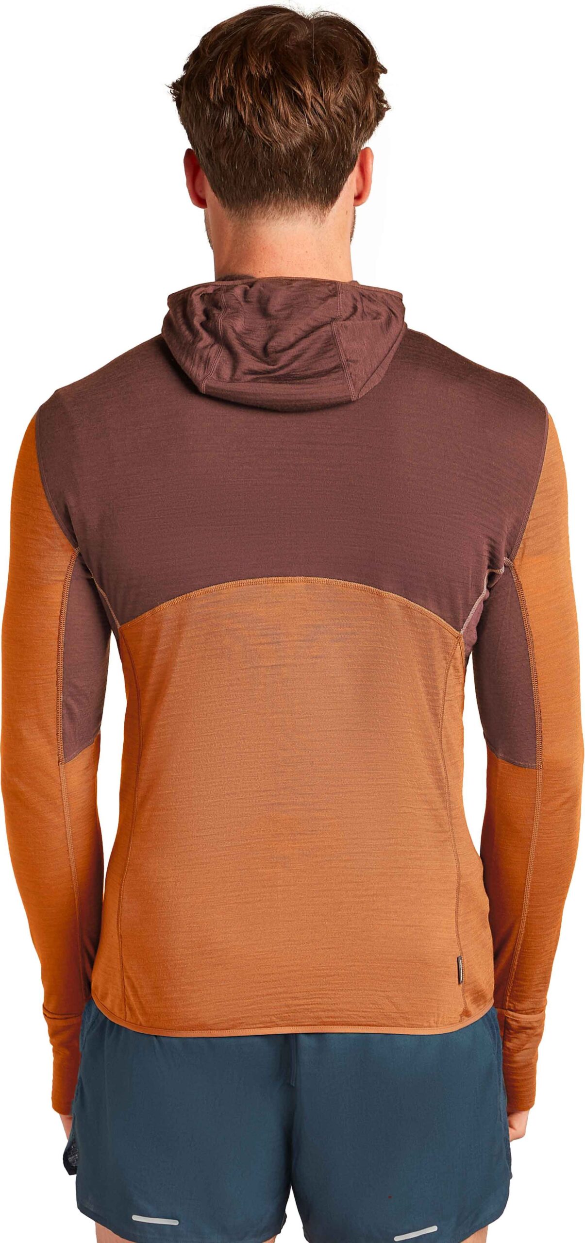 M Merino 200 Realfleece Descender LS Zip H Carob/Dusty Clay/Cb – Image 7