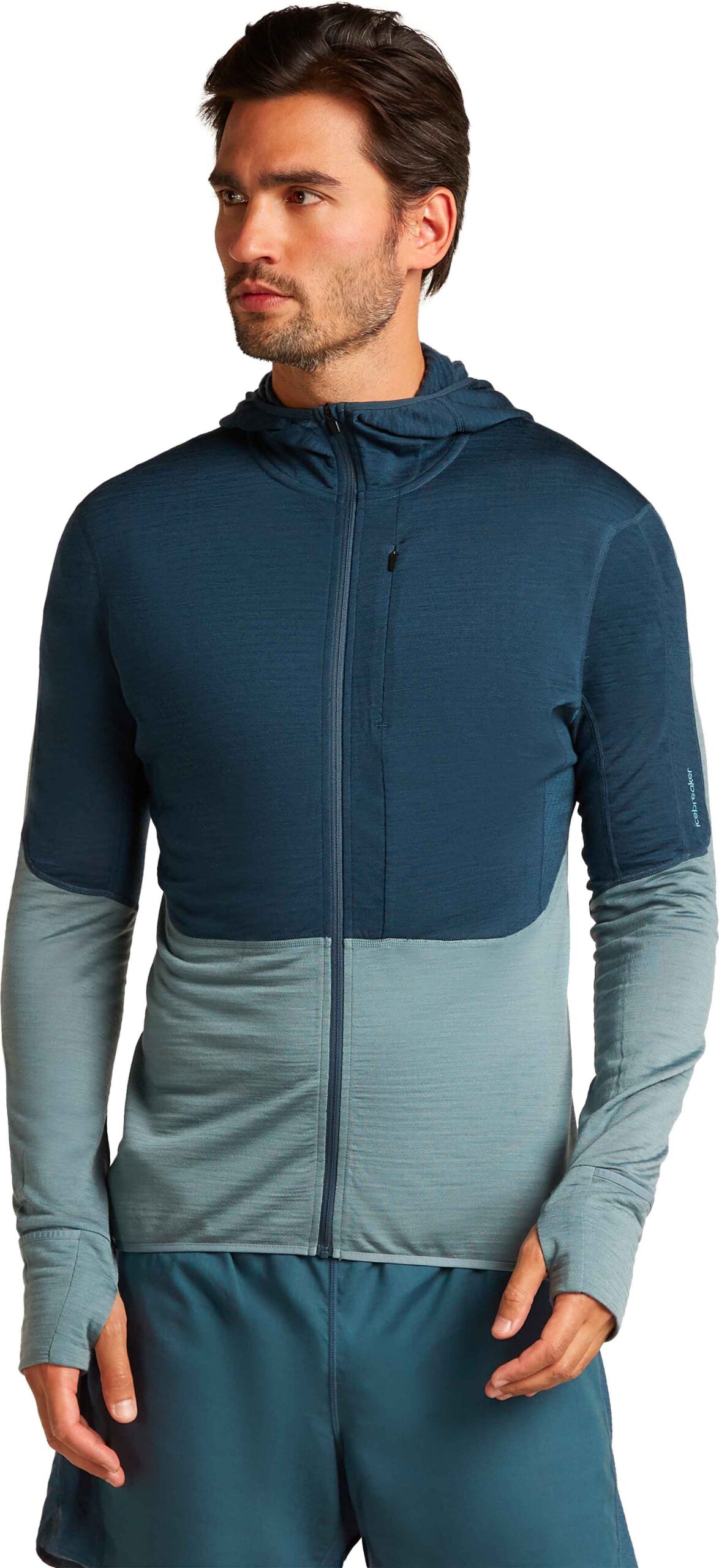 M Merino 200 Realfleece Descender LS Zip H Abyss/Blue Ash/Cb – Image 5