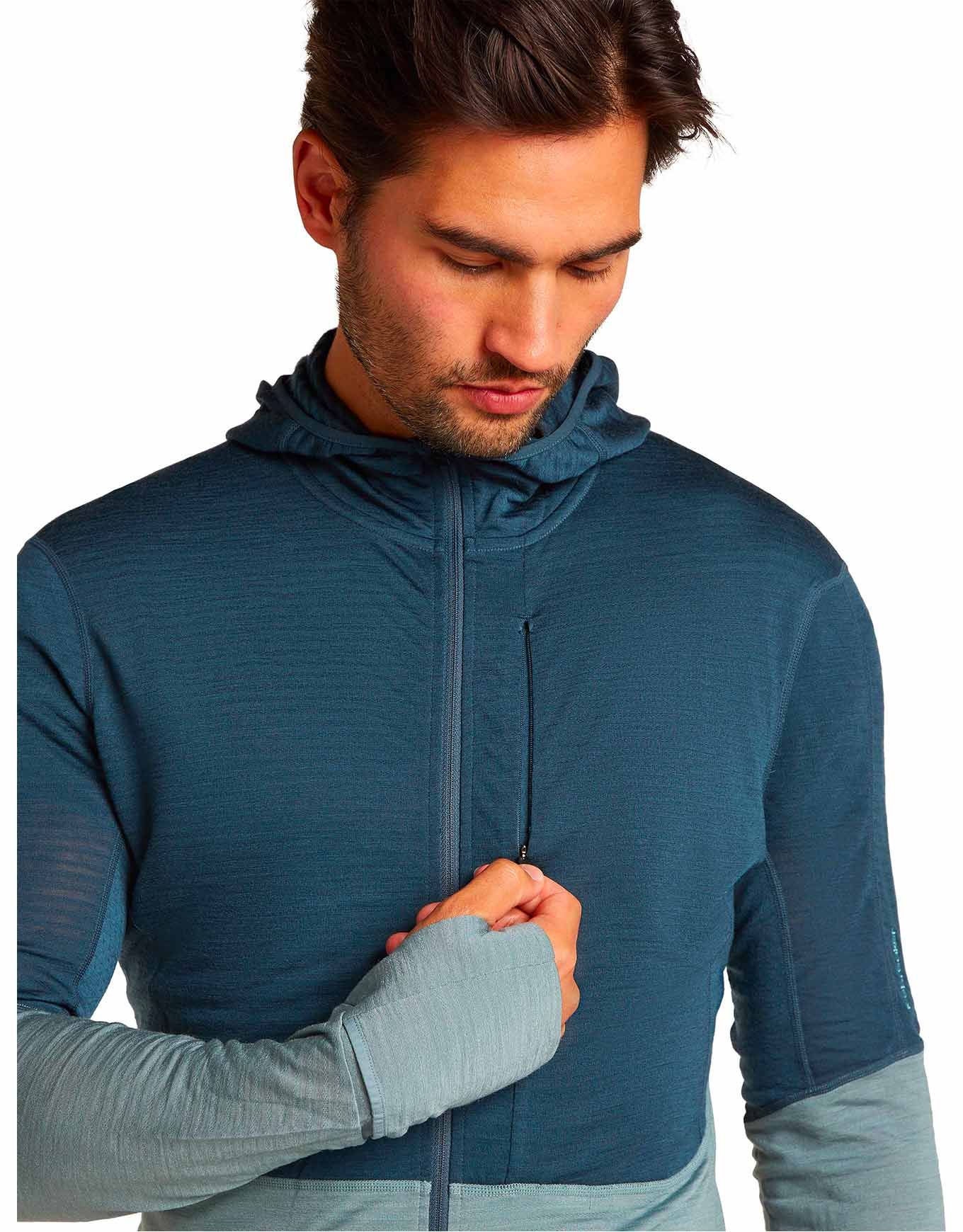 M Merino 200 Realfleece Descender LS Zip H Abyss/Blue Ash/Cb – Image 4