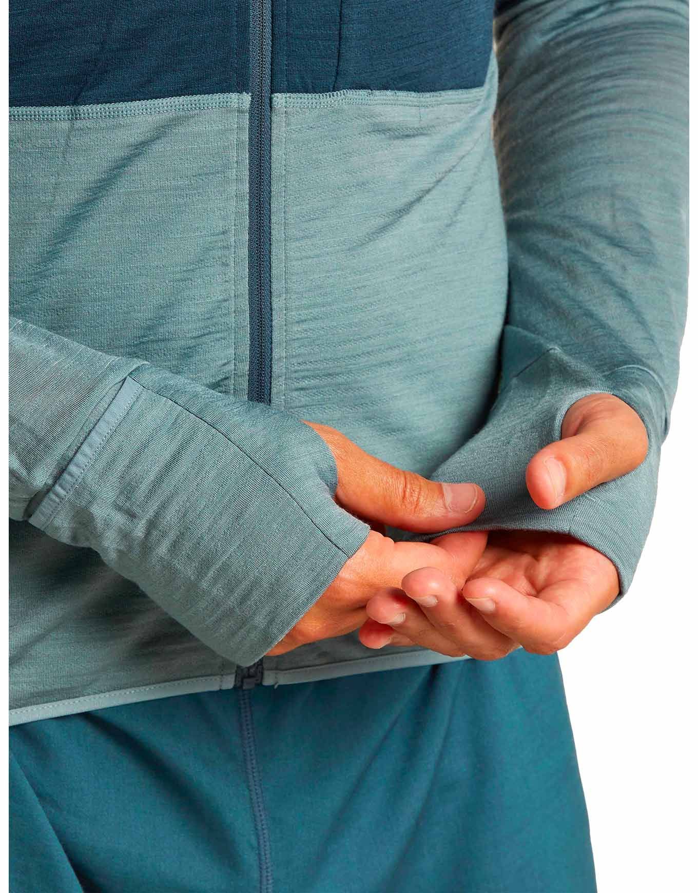 M Merino 200 Realfleece Descender LS Zip H Abyss/Blue Ash/Cb – Image 7