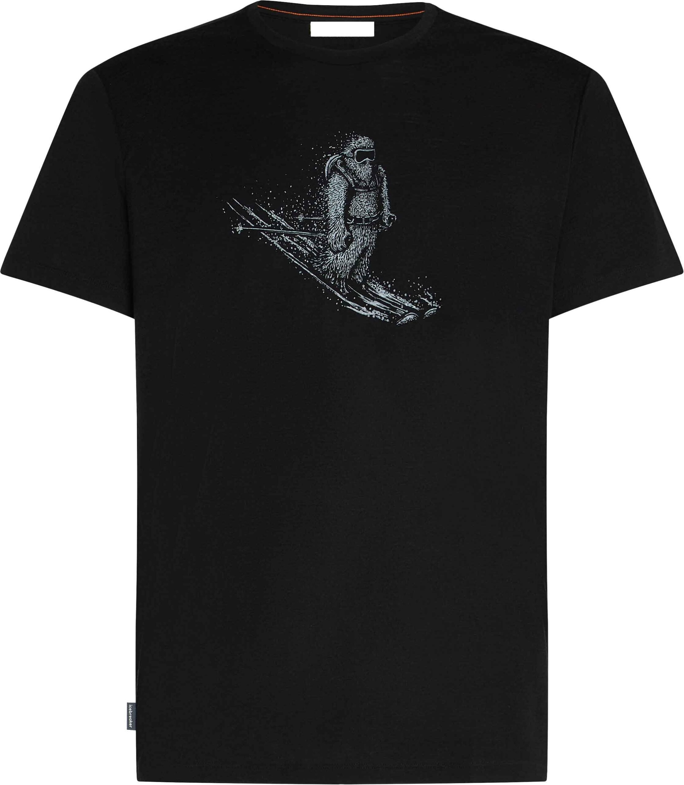 M Merino 150 Tech Lite SS Tee Skiing Yeti Black – Image 3