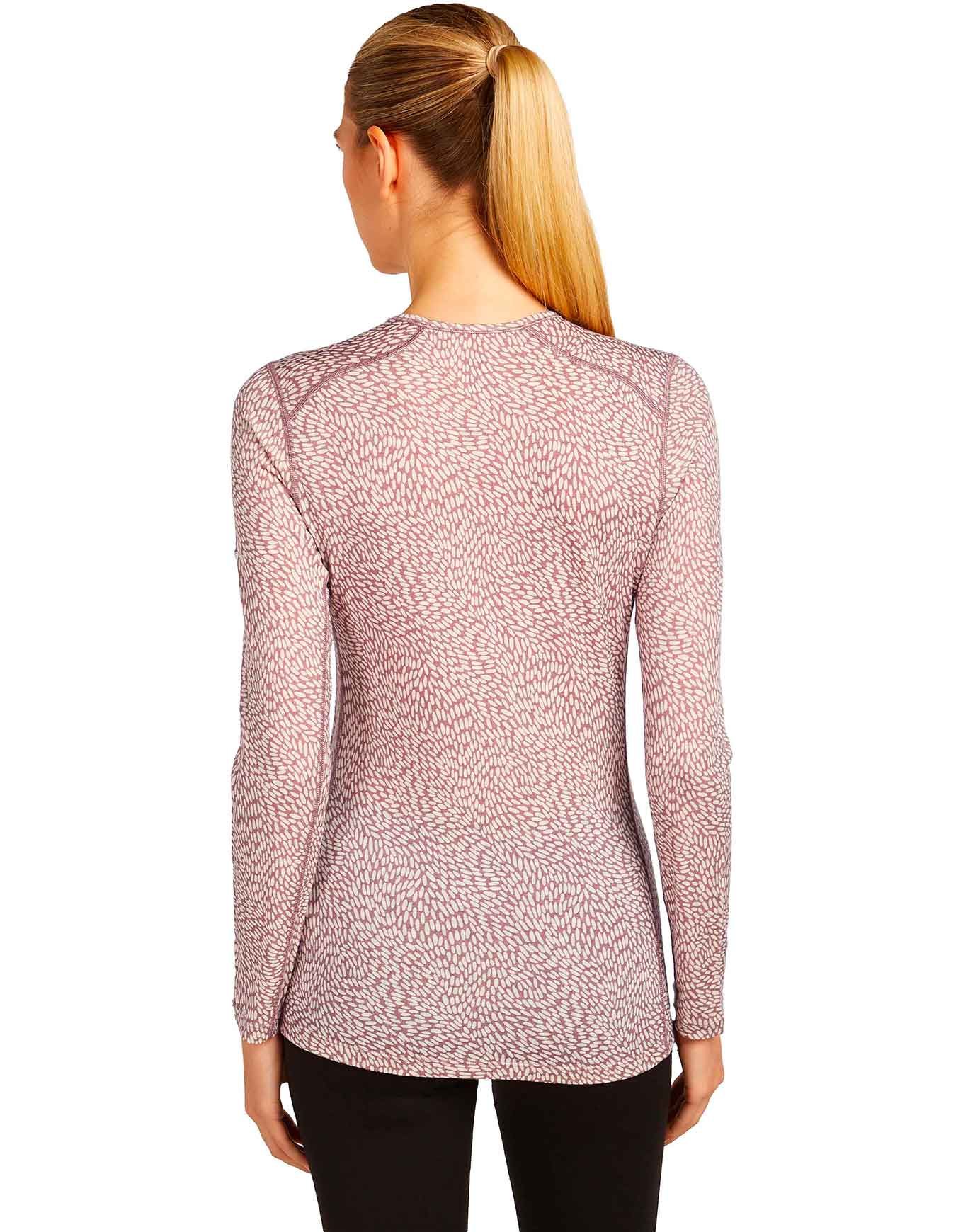 W Merino 200 Oasis LS Crewe Flock Forms AOP Summit/Snow/Aop – Image 2