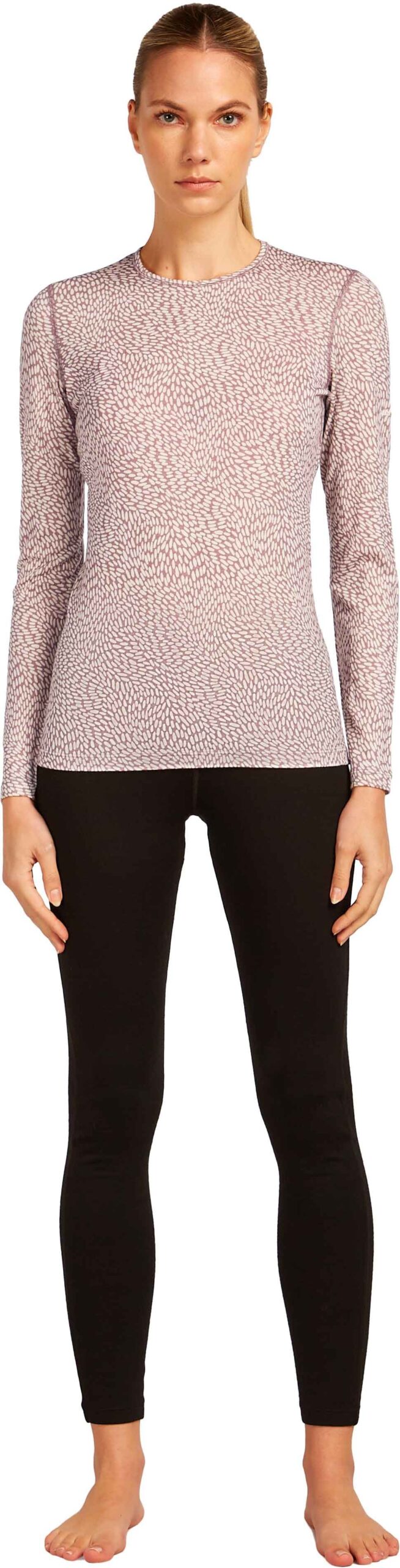 W Merino 200 Oasis LS Crewe Flock Forms AOP Summit/Snow/Aop – Image 5