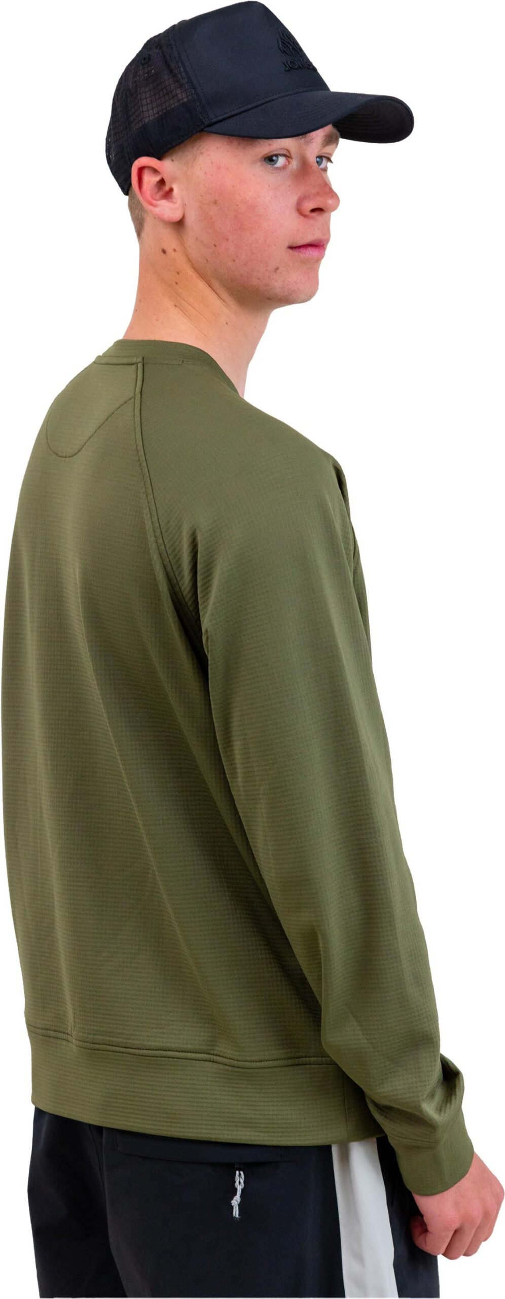 M Flagship Recycled Grid Fleece Atlantic Blue – Image 3