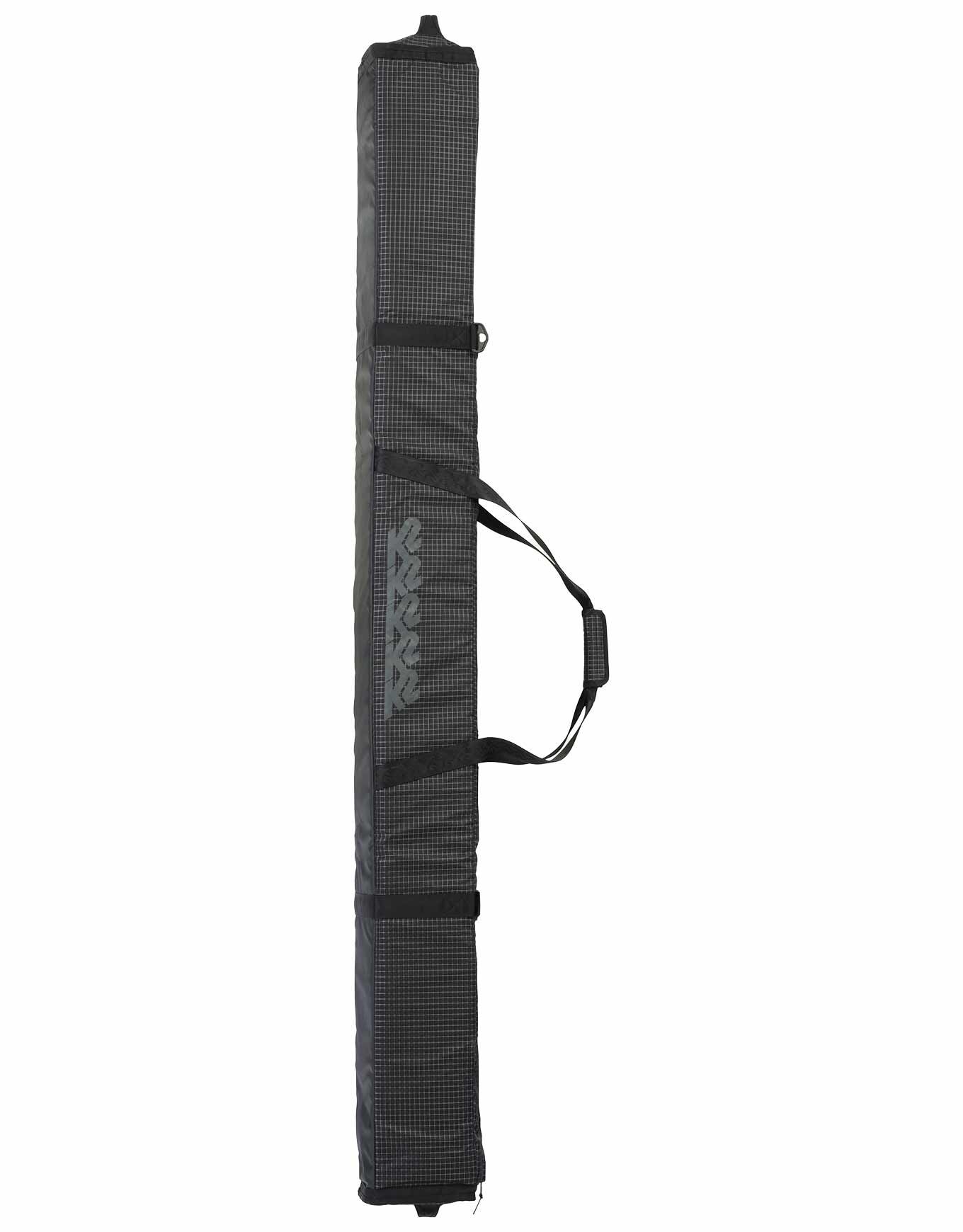 K2 Double Padded Ski Bag Black 195cm – Image 2