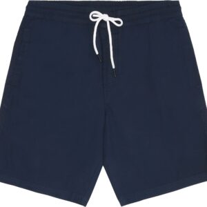 Boardwalk Slub Shorts With Elastic Waist Total Eclipse