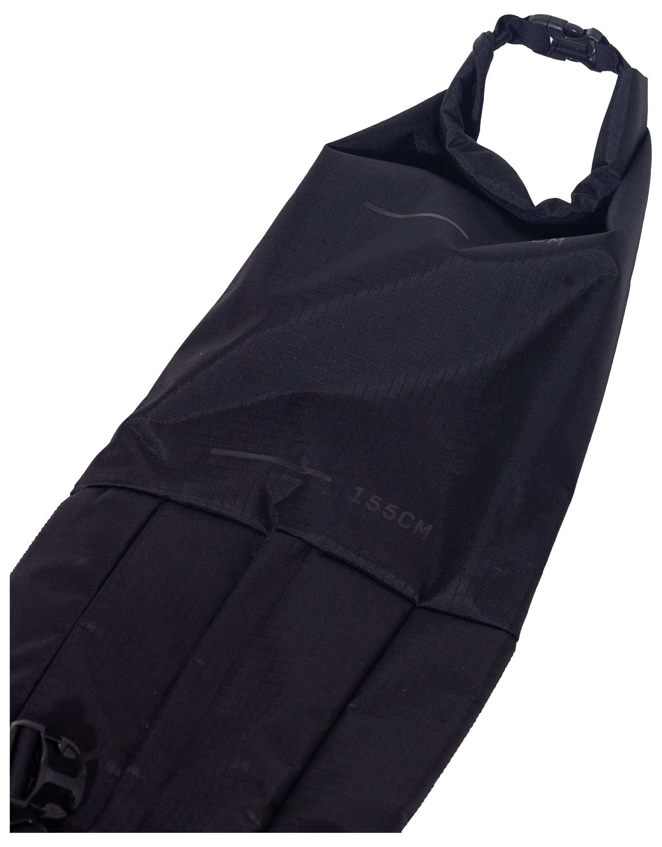 Roll Top Carry Ski Bag Black – Image 3