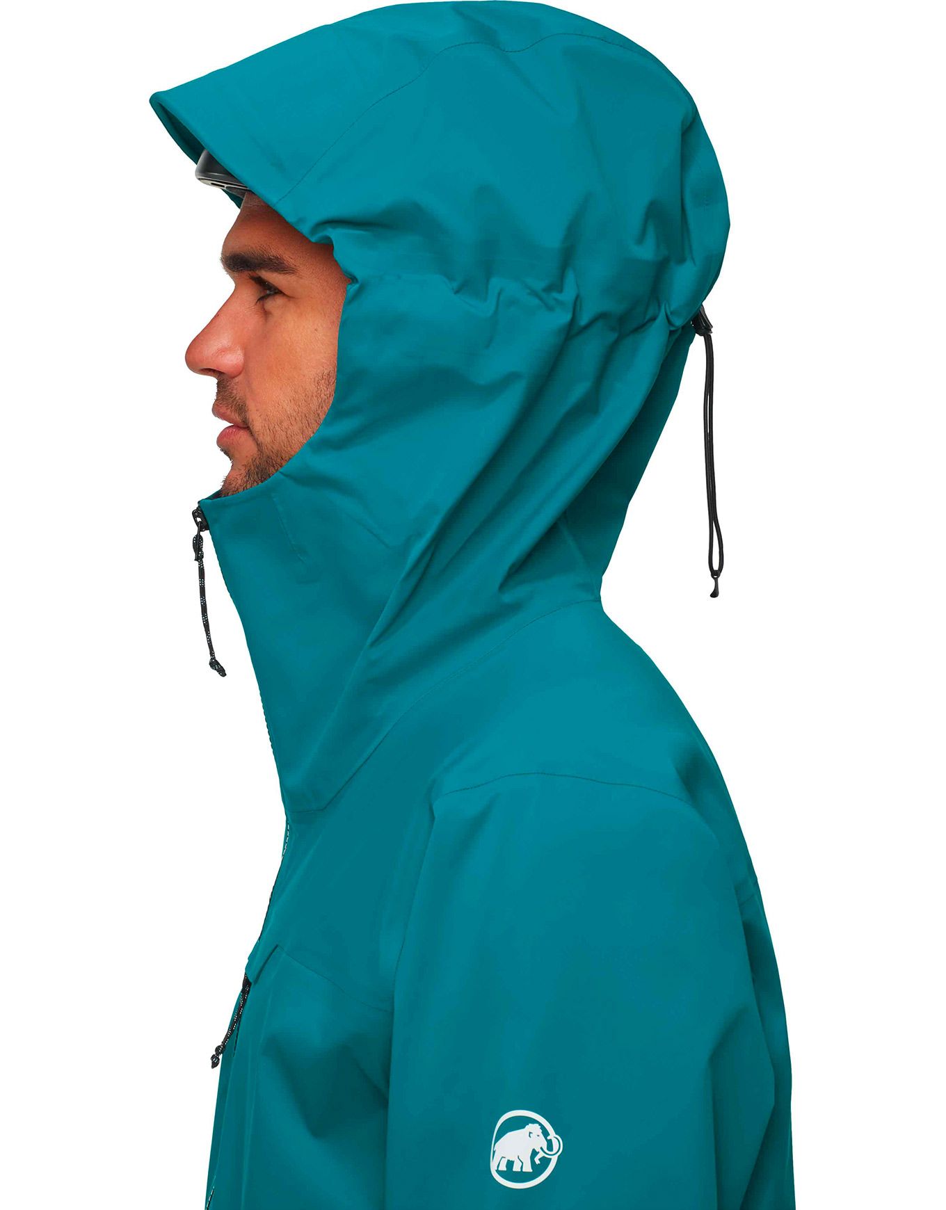 Haldigrat HS Hooded Jacket Men Deep Teal Black – Image 3