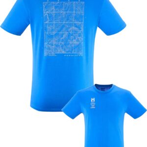 Cdg Chamonix Map TS SS M Icon Blue