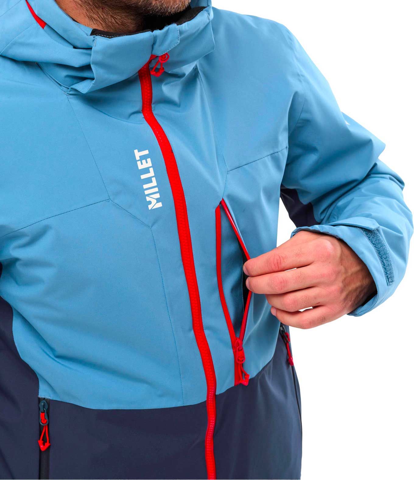 Grands Montets Peak Jkt M Coronet Blue Saphir – Image 7