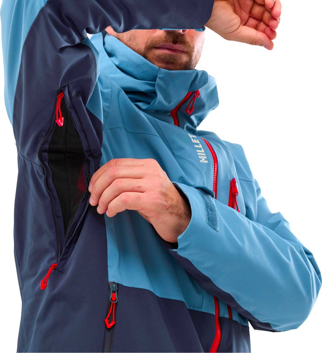 Grands Montets Peak Jkt M Coronet Blue Saphir – Image 4