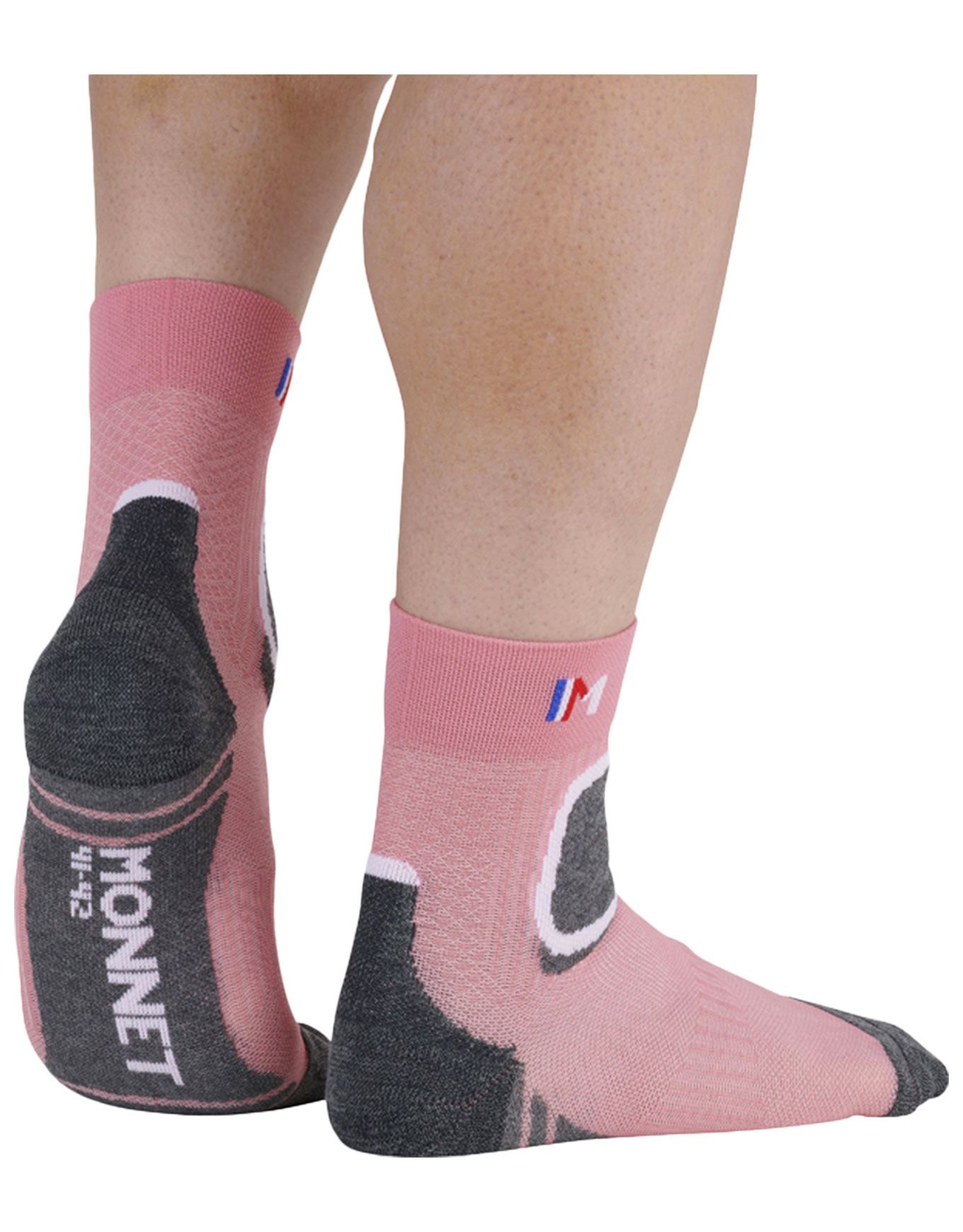 Socquette Mid Perf Rose – Image 2