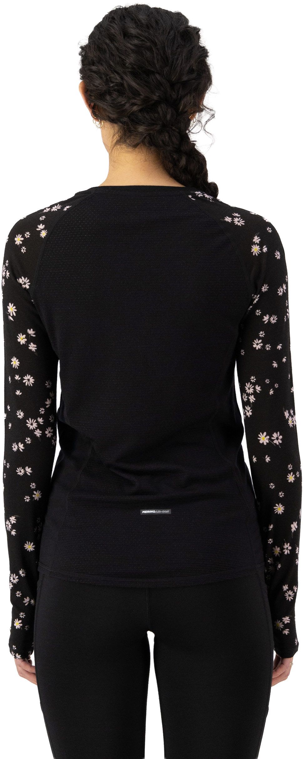 Bella W Merino Long Sleeve Black Daisy – Image 5