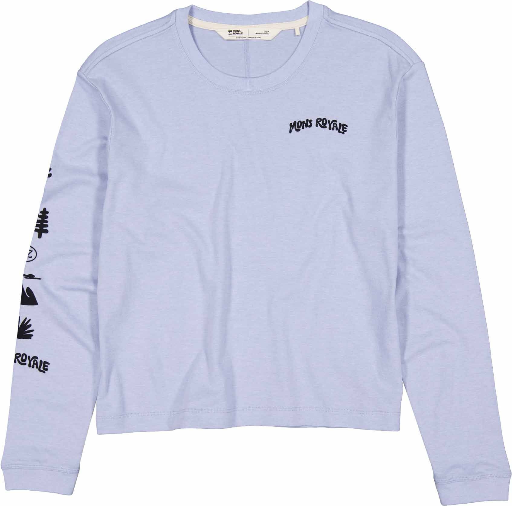 Yonder W Merino Organic Cotton Long Sleeve Frost – Image 3