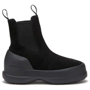 Moon Boot Luna Chelsea Suede Black