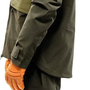 3L Hybrid Shell Jacket Forest Green-Winter Moss