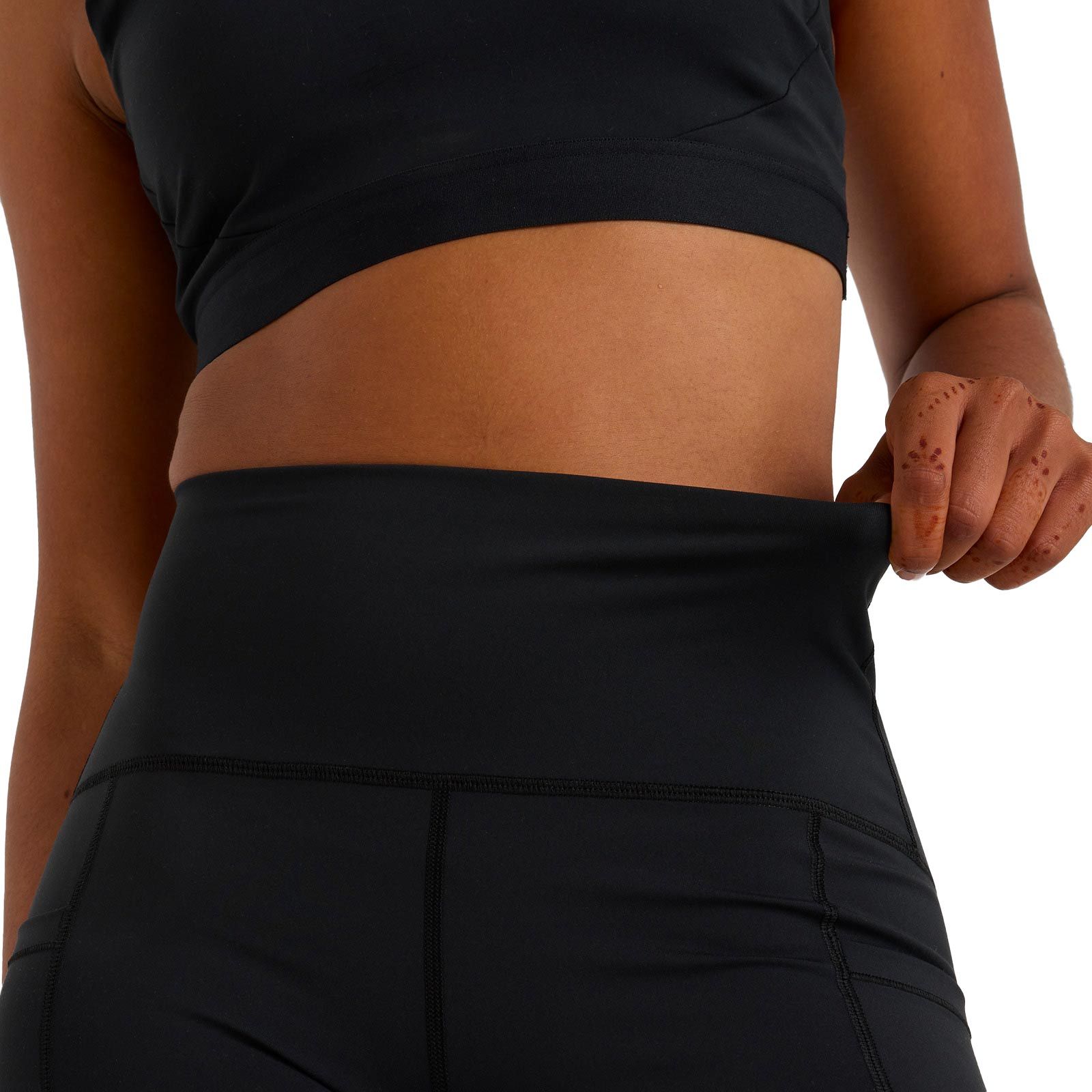 Nb Sleek Pocket High Rise Short 6" W Black – Image 4