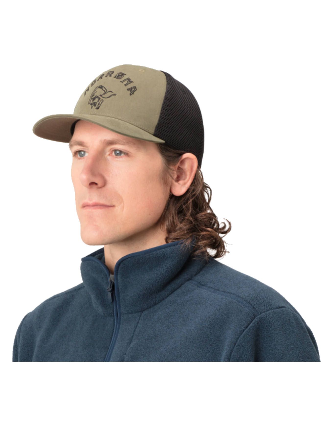 /29 3D Mesh Flexfit Cap Olive Night/Caviar – Image 2